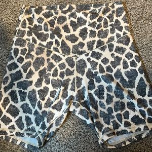 High rise bike shorts